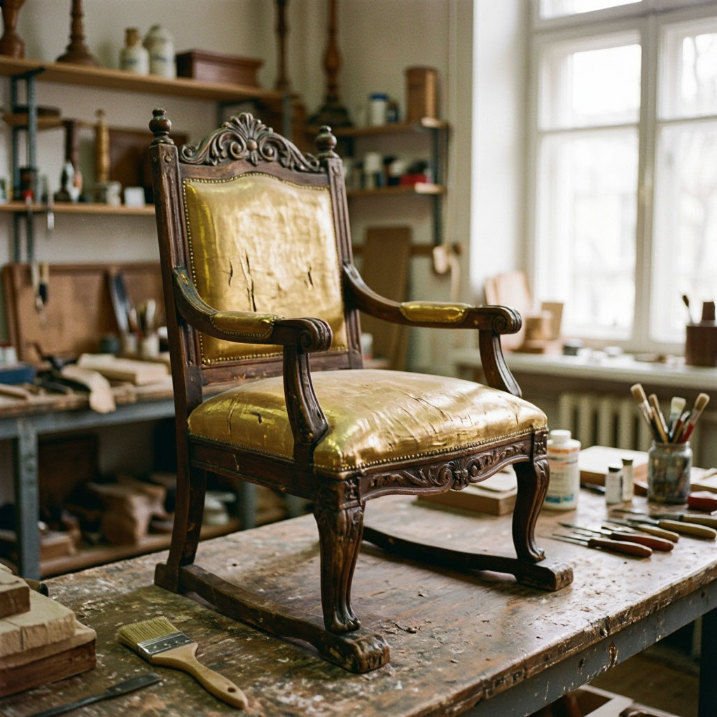 Institutional furniture conservation project for a museum collection